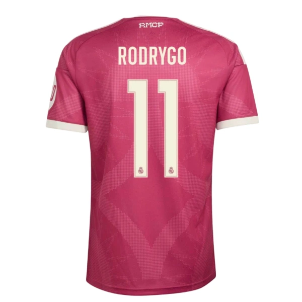 Camisola Real Madrid Rodrygo 11 Homem Equipamento 3ª 2026-27 Camisola Real Madrid Rodrygo 11 Homem Equipamento 3ª 2026-27