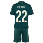Camisola Real Madrid Rudiger 22 Criança Equipamento 2ª 2026-27