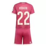 Camisola Real Madrid Rudiger 22 Criança Equipamento 3ª 2026-27