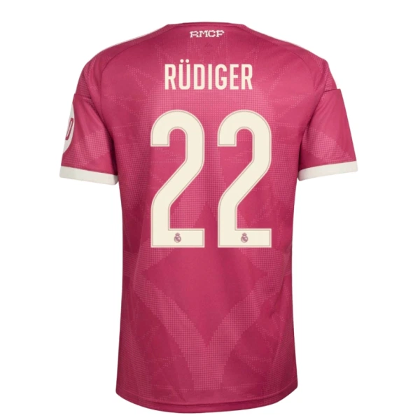 Camisola Real Madrid Rudiger 22 Homem Equipamento 3ª 2026-27