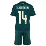 Camisola Real Madrid Tchouaméni 14 Criança Equipamento 2ª 2026-27