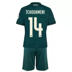 Camisola Real Madrid Tchouaméni 14 Criança Equipamento 2ª 2026-27