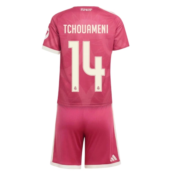 Camisola Real Madrid Tchouaméni 14 Criança Equipamento 3ª 2026-27 Camisola Real Madrid Tchouaméni 14 Criança Equipamento 3ª 2026-27