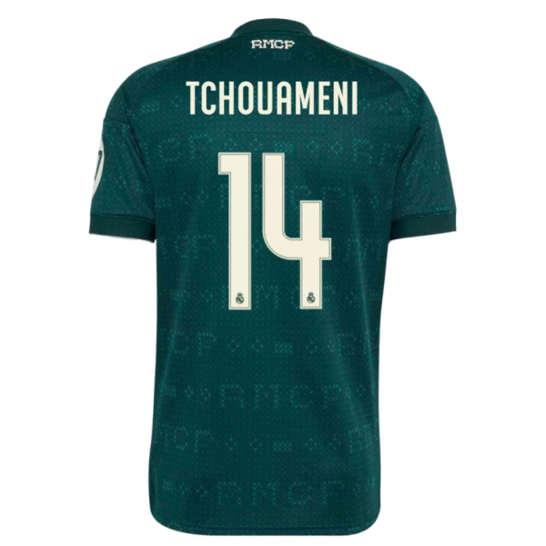 Camisola Real Madrid Tchouaméni 14 Homem Equipamento 2ª 2026-27