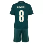Camisola Real Madrid Valverde 8 Criança Equipamento 2ª 2026-27