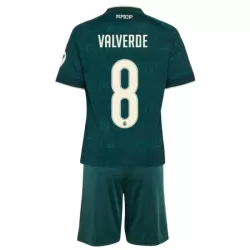 Camisola Real Madrid Valverde 8 Criança Equipamento 2ª 2026-27 Camisola Real Madrid Valverde 8 Criança Equipamento 2ª 2026-27
