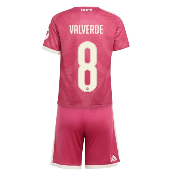 Camisola Real Madrid Valverde 8 Criança Equipamento 3ª 2026-27 Camisola Real Madrid Valverde 8 Criança Equipamento 3ª 2026-27