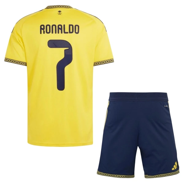 Camisola Al Nassr Ronaldo 7 Criança Equipamento 1ª 2026-27
