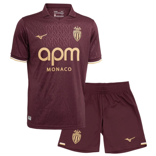 Camisola AS Monaco Criança Equipamento 2ª 2026-27