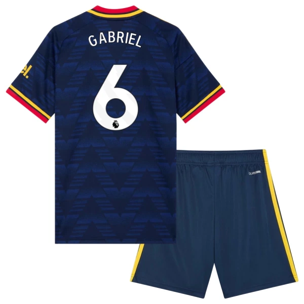 Camisola Arsenal Gabriel 6 Criança Equipamento 2ª 2026-27 Camisola Arsenal Gabriel 6 Criança Equipamento 2ª 2026-27
