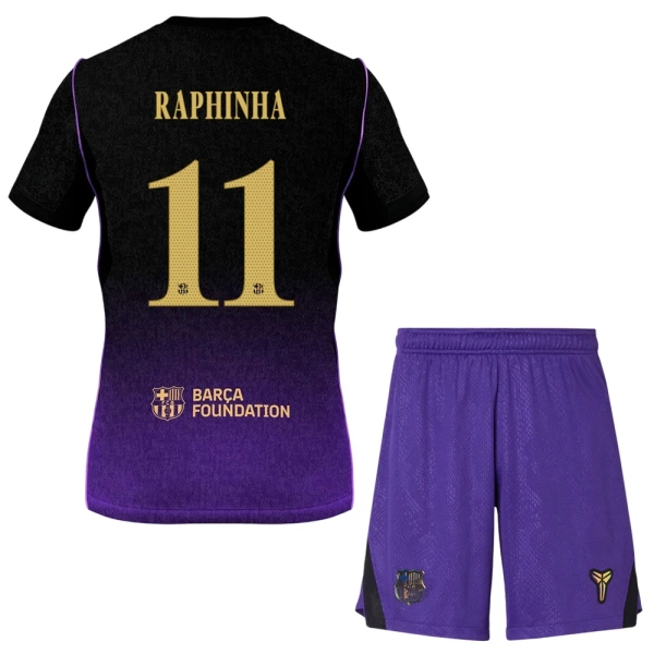 Camisola FC Barcelona Raphinha 11 Criança Equipamento 2ª 2026-27 Camisola FC Barcelona Raphinha 11 Criança Equipamento 2ª 2026-27