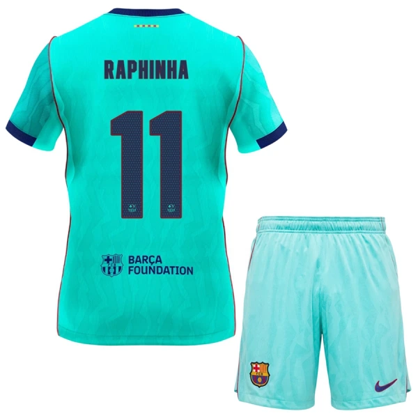 Camisola FC Barcelona Raphinha 11 Criança Equipamento 3ª 2026-27 Camisola FC Barcelona Raphinha 11 Criança Equipamento 3ª 2026-27