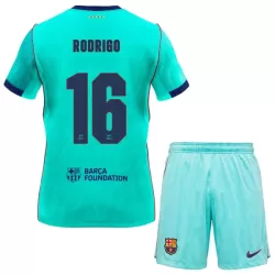 Camisola FC Barcelona Rodrigo 16 Criança Equipamento 3ª 2026-27 Camisola FC Barcelona Rodrigo 16 Criança Equipamento 3ª 2026-27