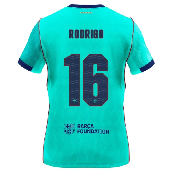 Camisola FC Barcelona Rodrigo 16 Criança Equipamento 3ª 2026-27