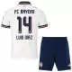 Camisola FC Bayern de Munique Luis Díaz 14 Criança Equipamento 2ª 2026-27 Camisola FC Bayern de Munique Luis Díaz 14 Criança Equipamento 2ª 2026-27