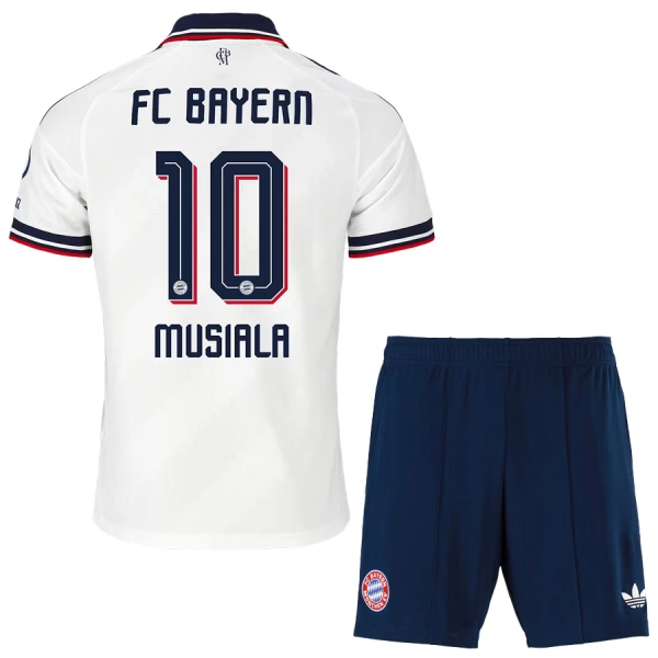 Camisola FC Bayern de Munique Musiala 10 Criança Equipamento 2ª 2026-27 Camisola FC Bayern de Munique Musiala 10 Criança Equipamento 2ª 2026-27