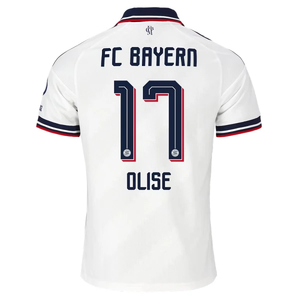Camisola FC Bayern de Munique Olise 17 Criança Equipamento 2ª 2026-27