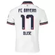 Camisola FC Bayern de Munique Olise 17 Criança Equipamento 2ª 2026-27