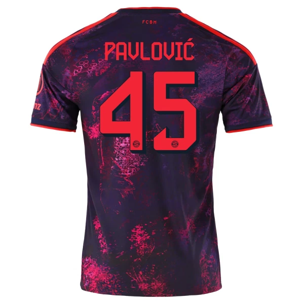 Camisola FC Bayern de Munique Pavlovic 45 Homem Equipamento 3ª 2026-27 Camisola FC Bayern de Munique Pavlovic 45 Homem Equipamento 3ª 2026-27
