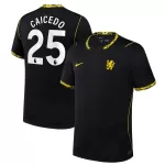 Camisola Chelsea Caicedo 25 Homem Equipamento 2ª 2026-27