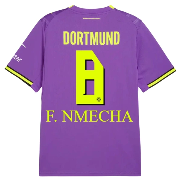 Camisola Borussia Dortmund F. Nmecha 8 Homem Equipamento 3ª 2026-27 Camisola Borussia Dortmund F. Nmecha 8 Homem Equipamento 3ª 2026-27