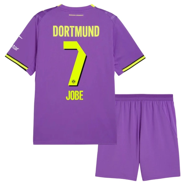 Camisola Borussia Dortmund Jobe 7 Criança Equipamento 3ª 2026-27 Camisola Borussia Dortmund Jobe 7 Criança Equipamento 3ª 2026-27