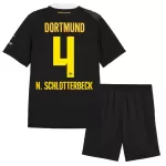 Camisola Borussia Dortmund N. Schlotterbeck 4 Criança Equipamento 2ª 2026-27