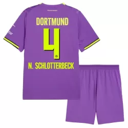 Camisola Borussia Dortmund N. Schlotterbeck 4 Criança Equipamento 3ª 2026-27