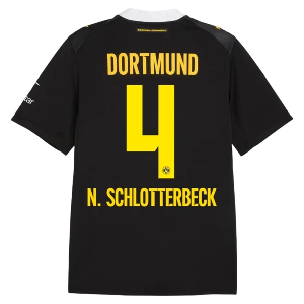 Camisola Borussia Dortmund N. Schlotterbeck 4 Homem Equipamento 2ª 2026-27 Camisola Borussia Dortmund N. Schlotterbeck 4 Homem Equipamento 2ª 2026-27