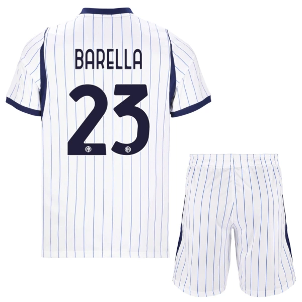 Camisola Inter Milan Barella 23 Criança Equipamento 2ª 2026-27