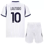 Camisola Inter Milan Lautaro 10 Criança Equipamento 2ª 2026-27