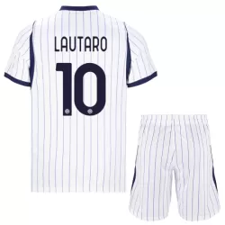 Camisola Inter Milan Lautaro 10 Criança Equipamento 2ª 2026-27
