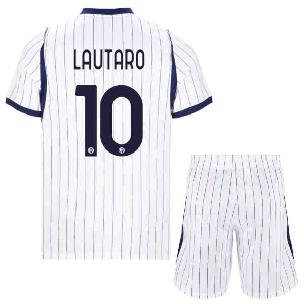 Camisola Inter Milan Lautaro 10 Criança Equipamento 2ª 2026-27 Camisola Inter Milan Lautaro 10 Criança Equipamento 2ª 2026-27