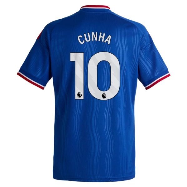 Camisola Manchester United Cunha 10 Criança Equipamento 2ª 2026-27
