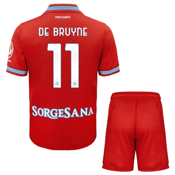 Camisola Napoli De Bruyne 11 Criança Equipamento 3ª 2026-27 Camisola Napoli De Bruyne 11 Criança Equipamento 3ª 2026-27