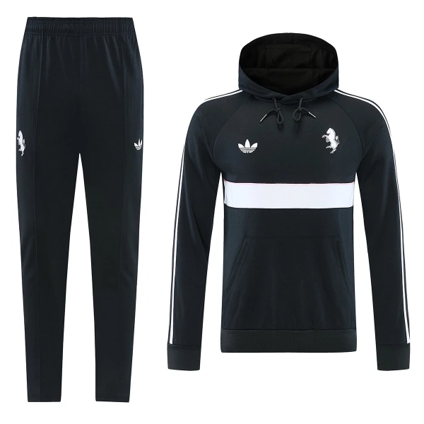 Capuz Conjunto de Moletom de Treino Juventus Homem 2026-27 Preta