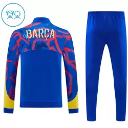Casaco de Treino Conjunto Barcelona Criança 2026-27 Azul