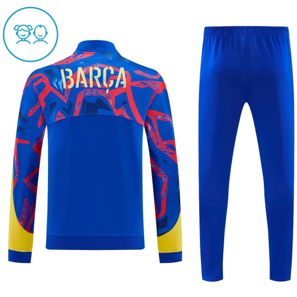 Casaco de Treino Conjunto Barcelona Criança 2026-27 Azul