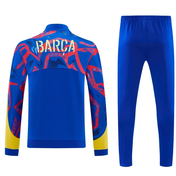 Casaco de Treino Conjunto Barcelona Homem 2026-27 Azul