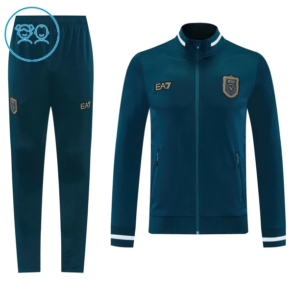 Casaco de Treino Conjunto Napoli Criança 2026-27 Navy Casaco de Treino Conjunto Napoli Criança 2026-27 Navy