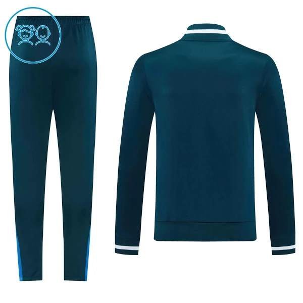 Casaco de Treino Conjunto Napoli Criança 2026-27 Navy