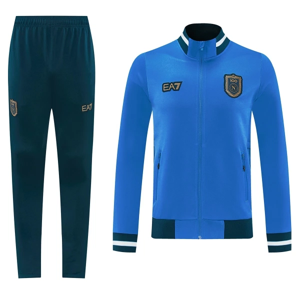Casaco de Treino Conjunto Napoli Homem 2026-27 Azul Casaco de Treino Conjunto Napoli Homem 2026-27 Azul