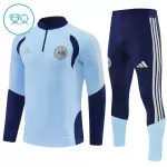 Conjunto de Moletom de Treino Ajax Amsterdam Criança Quarto-Zíper 2026-27 Azul