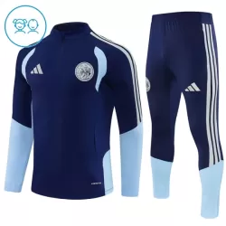Conjunto de Moletom de Treino Ajax Amsterdam Criança Quarto-Zíper 2026-27 Azul Conjunto de Moletom de Treino Ajax Amsterdam Criança Quarto-Zíper 2026-27 Azul
