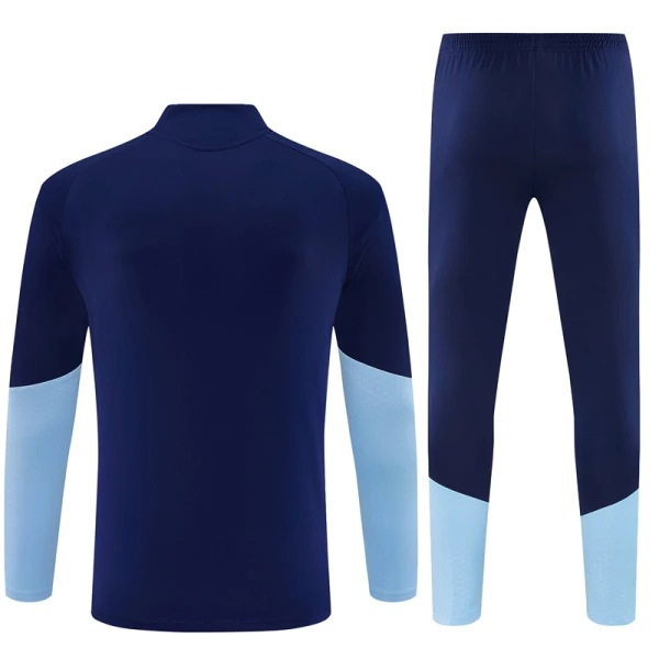 Conjunto de Moletom de Treino Ajax Amsterdam Homem Quarto-Zíper 2026-27 Azul
