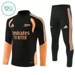 Conjunto de Moletom de Treino Arsenal Criança Quarto-Zíper 2026-27 Preta