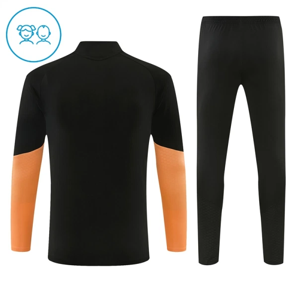 Conjunto de Moletom de Treino Arsenal Criança Quarto-Zíper 2026-27 Preta