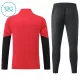 Conjunto de Moletom de Treino Arsenal Criança Quarto-Zíper 2026-27 Vermelha