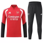 Conjunto de Moletom de Treino Arsenal Homem Quarto-Zíper 2026-27 Vermelha