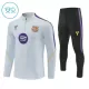 Conjunto de Moletom de Treino Barcelona Criança Quarto-Zíper 2026-27 Branca Conjunto de Moletom de Treino Barcelona Criança Quarto-Zíper 2026-27 Branca